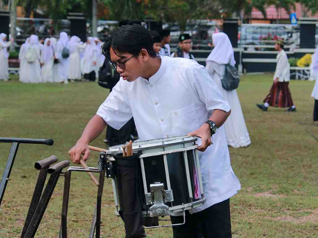 PERSIAPAN UPACARA PERINGATAN HARI SANTRI 