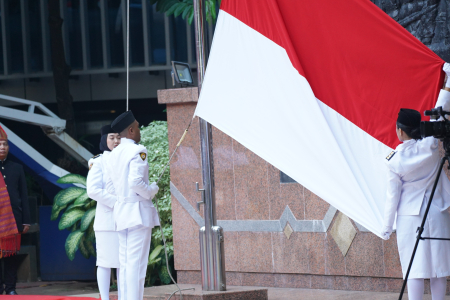 UPACARA HUT KEMERDEKAAN KE-80 RI DI KEMKOMDIGI