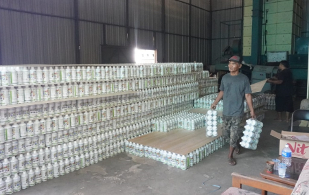 PENYALURAN BANTUAN PUPUK ORGANIK SUBSIDI