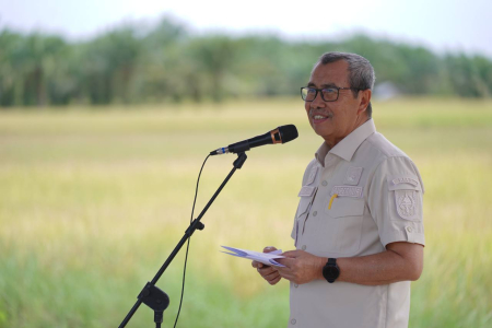PEMERINTAH AKAN TERUS DUKUNG UPAYA KETAHANAN PANGAN 