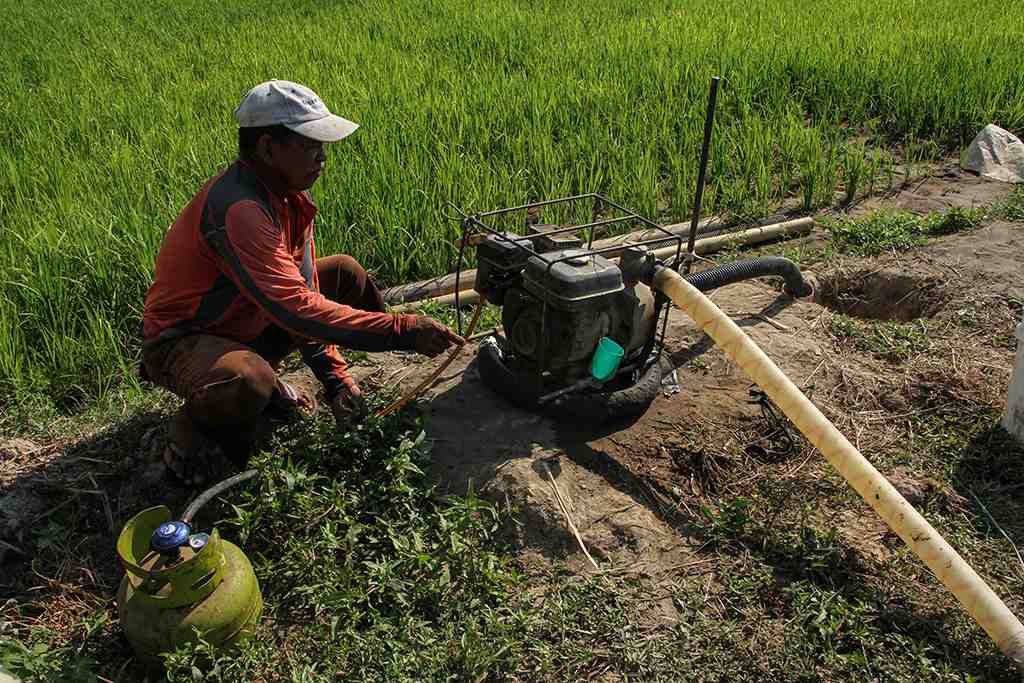 BANTUAN MESIN POMPA AIR BERBAHAN BAKAR GAS