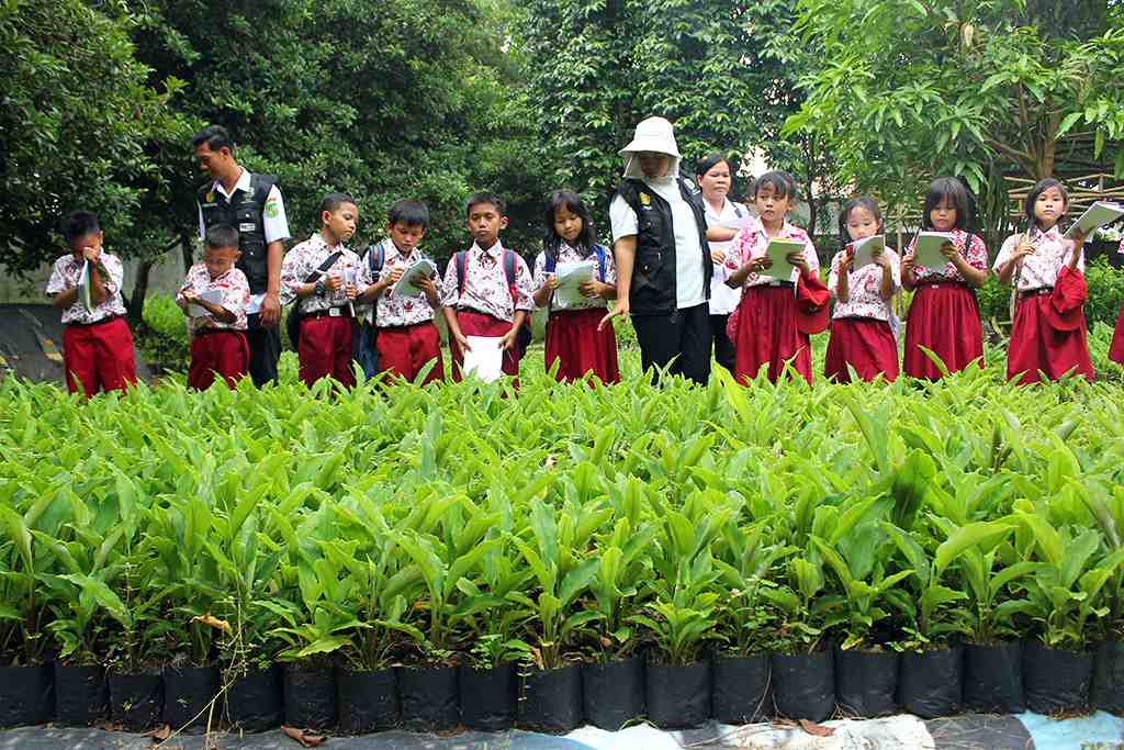 SISWA SD MENGENAL TANAMAN HORTIKULTURA