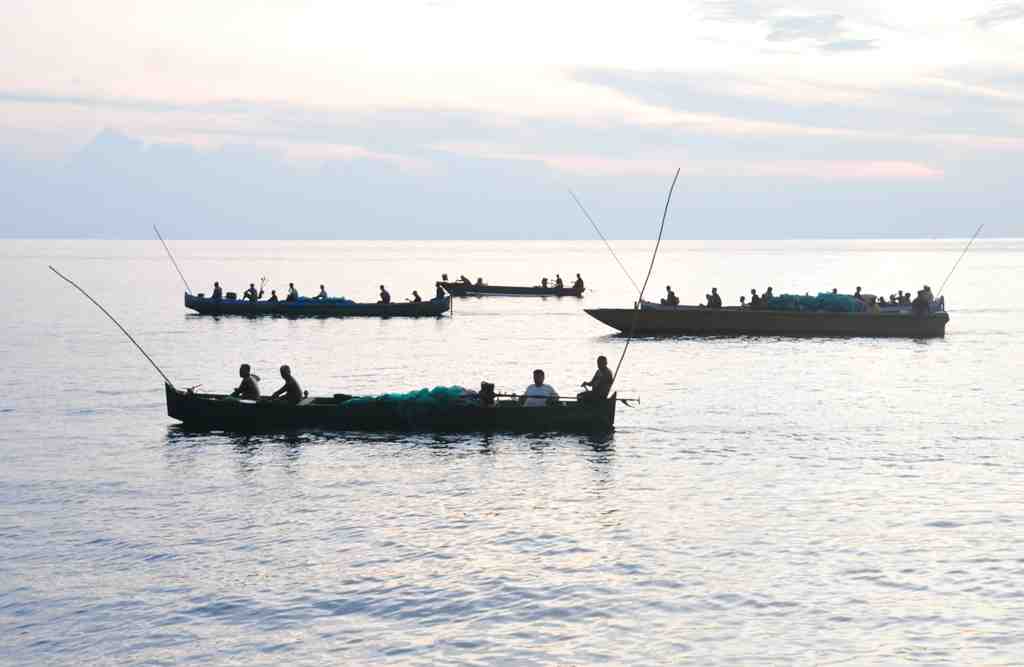 MENCARI KERUMUNAN IKAN DUWO