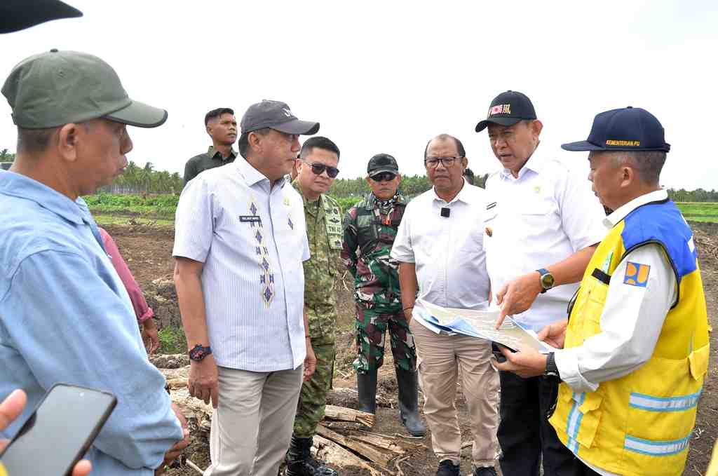 PROGRES PENCETAKAN SAWAH BARU