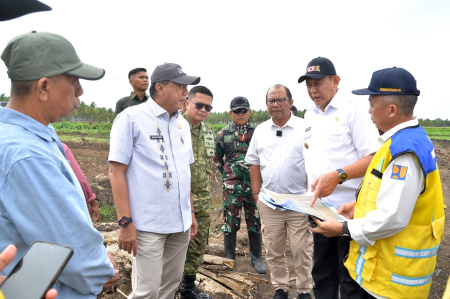 PROGRES PENCETAKAN SAWAH BARU