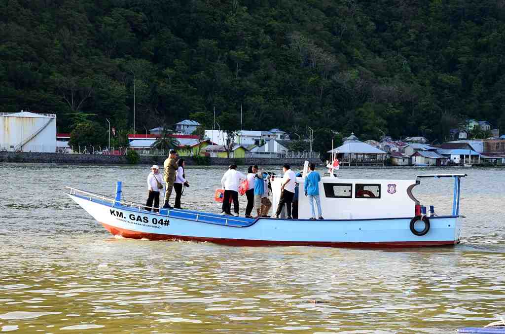 UJI COBA KAPAL GAS