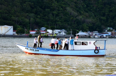 UJI COBA KAPAL GAS