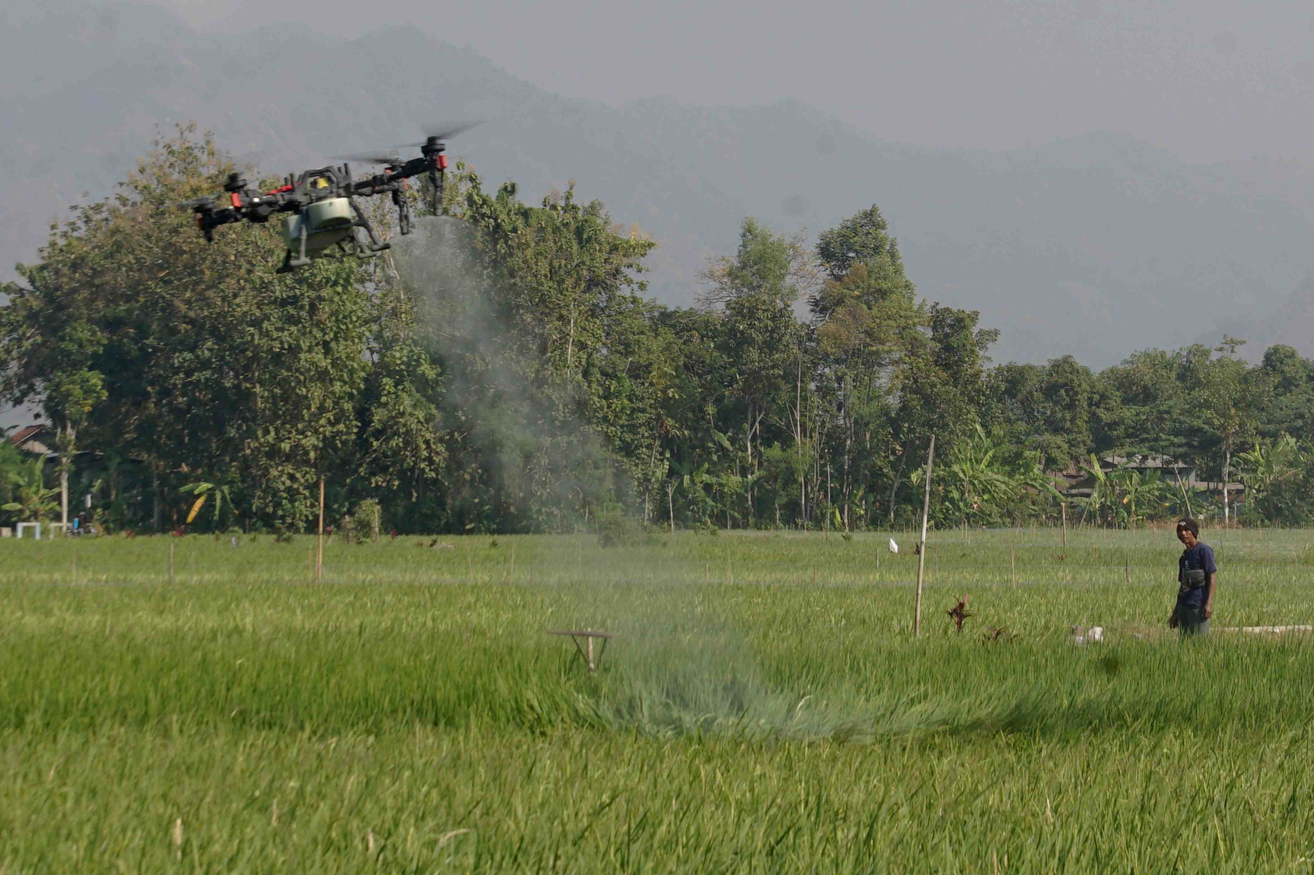 PEMANFAATAN DRONE PERTANIAN