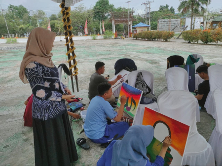PANTAU LOMBA LUKIS KALIGRAFI