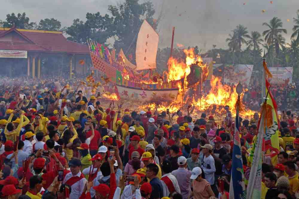 FESTIVAL BAKAR TONGKANG 2023 di BAGANSIAPIAPI 