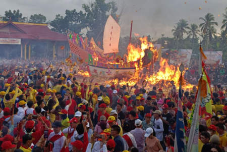 FESTIVAL BAKAR TONGKANG 2023 di BAGANSIAPIAPI 