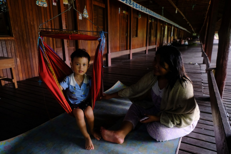 RUMAH BETANG SOO LIMUNG DI KAPUAS HULU