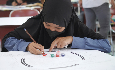 LOMBA KALIGRAFI MTQ KE-30 TINGKAT KOTA TIDORE