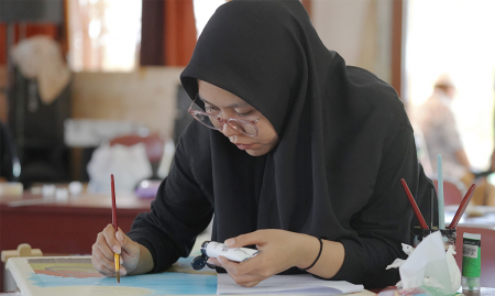 WARNAI SENI KALIGRAFI MUSHAF