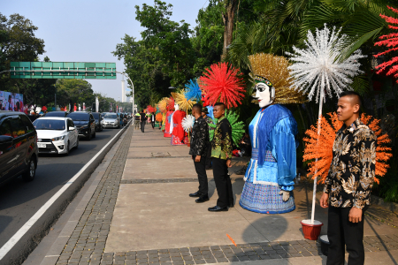 ISTANA BERKEBAYA MENYAMBUT HUT KE-78 RI  