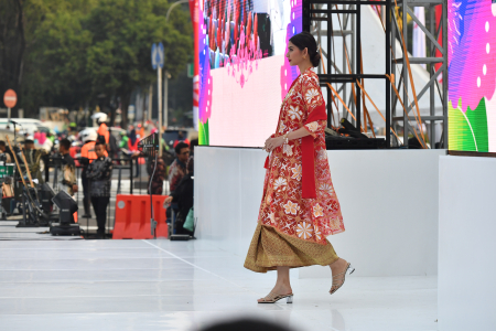 ISTANA BERKEBAYA MENYAMBUT HUT KE-78 RI  