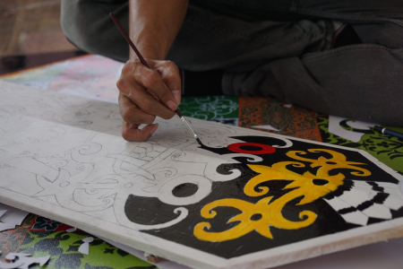 LUKIS ORNAMEN DAYAK