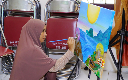 SENI KALIGRAFI KONTEMPORER MTQ KE-30 TINGKAT KOTA TIDORE