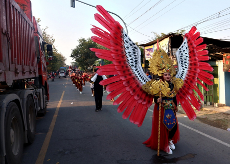 KOSTUM KARNAVAL SATWA BURUNG