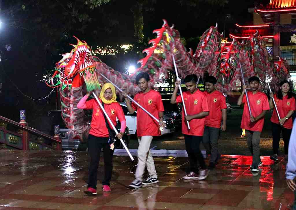 PEMAIN LIANG LIONG di KLENTENG HOK TIK BIO BLORA