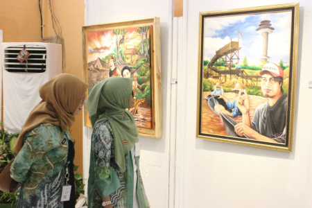PAMERAN LUKISAN BIAS BORNEO 2