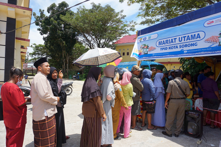 PASAR MURAH JELANG IDULFITRI DI SORONG