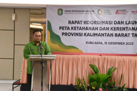 LAUNCHING PETA KETAHANAN DAN KERENTANAN PANGAN KALBAR