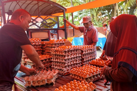HARGA TELUR di GORONTALO NAIK