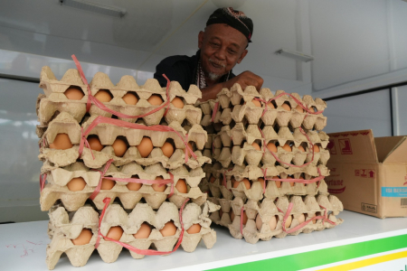 SUSUN TELUR AYAM RAS