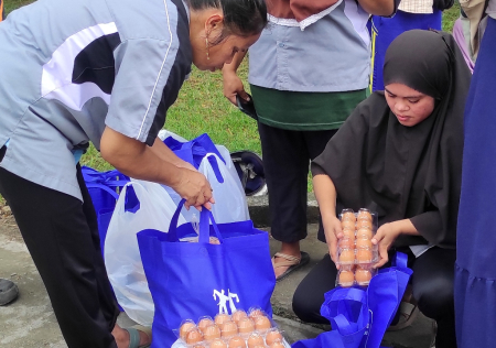 MASUKKAN TELUR ke TAS
