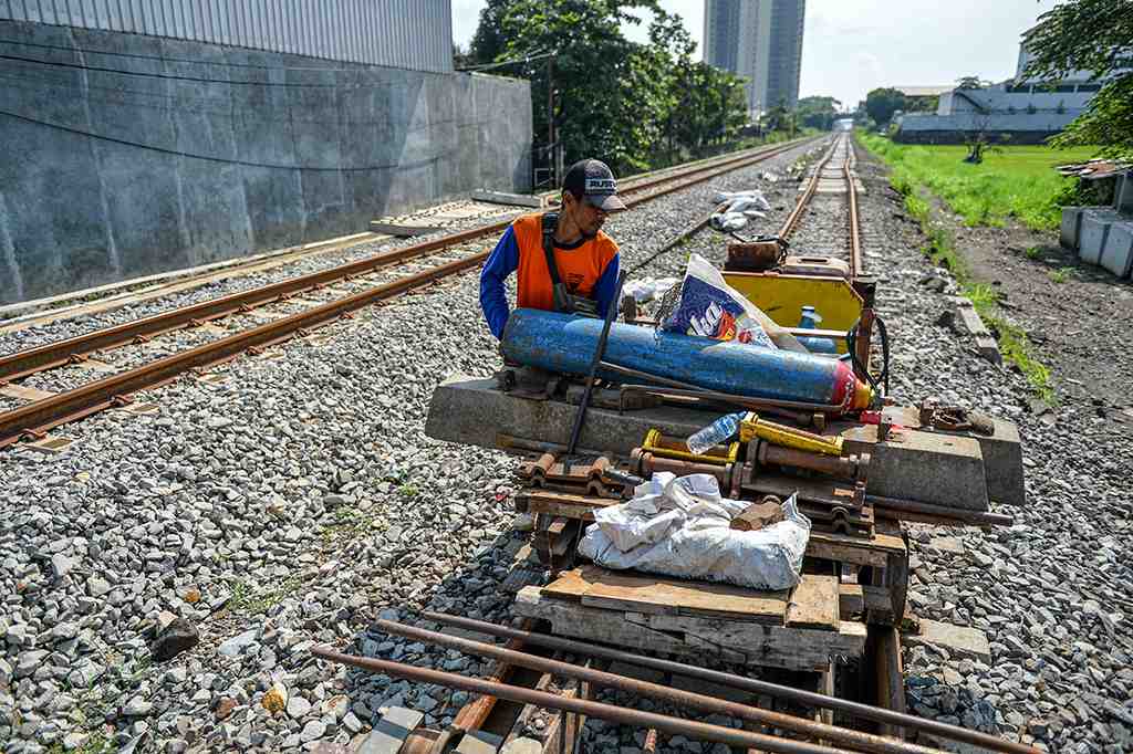 PROGRES PEMBANGUNAN REL GANDA BANDUNG-CICALENGKA