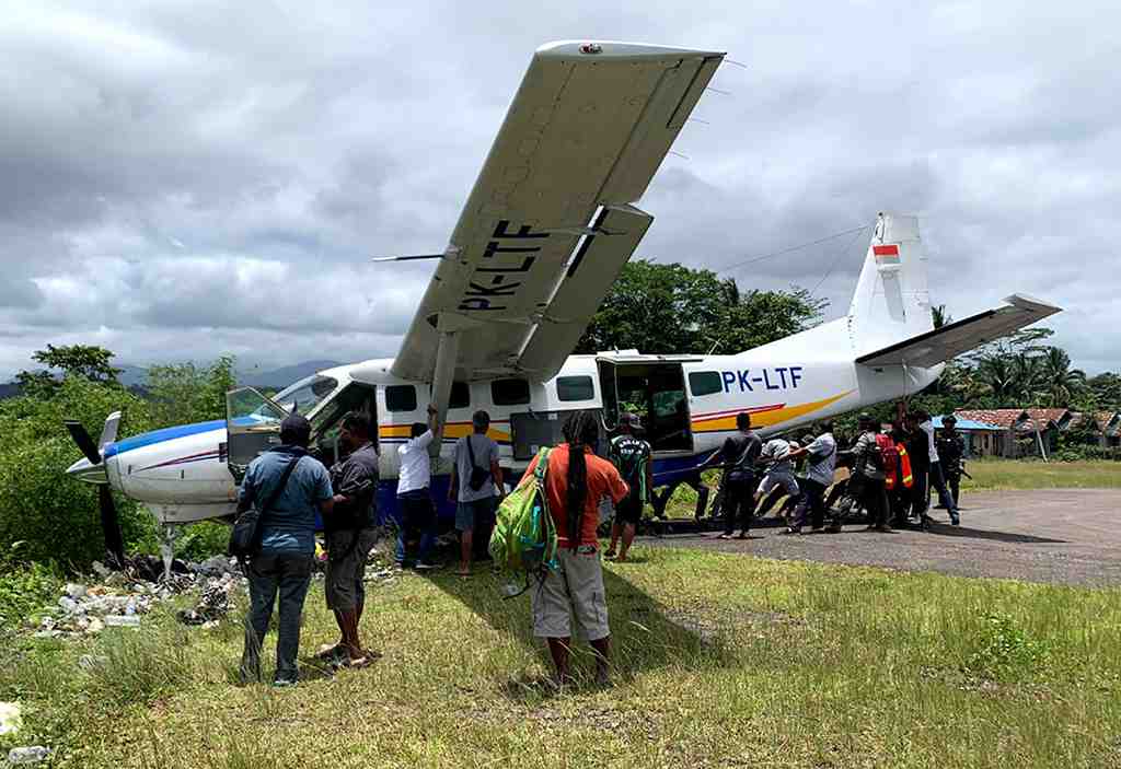 KECELAKAAN PESAWAT DI PAPUA PENGUNUNGAN
