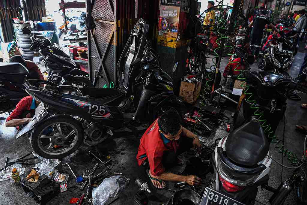 SERVIS MOTOR DI JAKARTA JELANG MUDIK