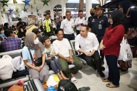 ARUS MUDIK DI SURABAYA GUBENG