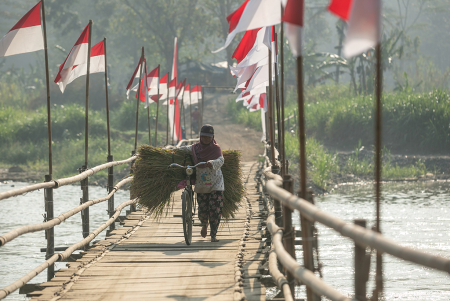 JEMBATAN SESEK BAMBU DI BANTUL