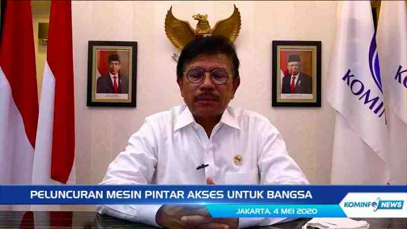 Maksimalkan PSBB, Menkominfo Luncurkan 1.000 Mesin Pintar Akses untuk Bangsa