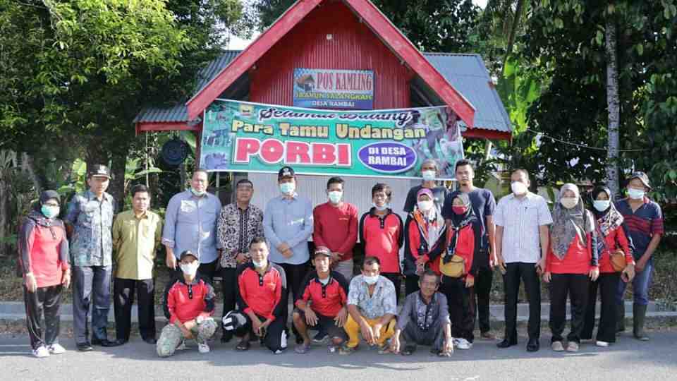  Berantas Hama Babi, Desa Rambai Adakan Kegiatan Buru Babi