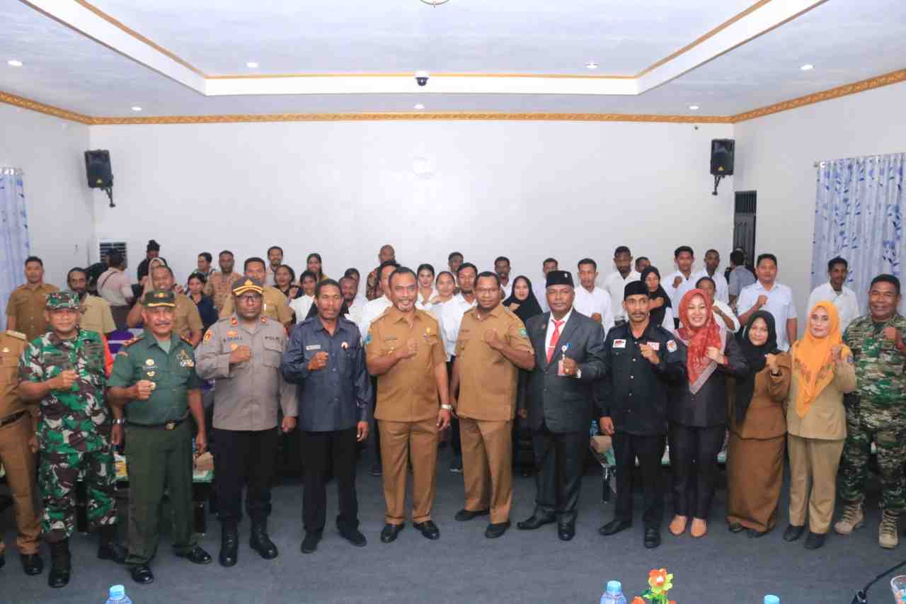 KPU Lantik PPS, Begini Pesan Bupati Raja Ampat
