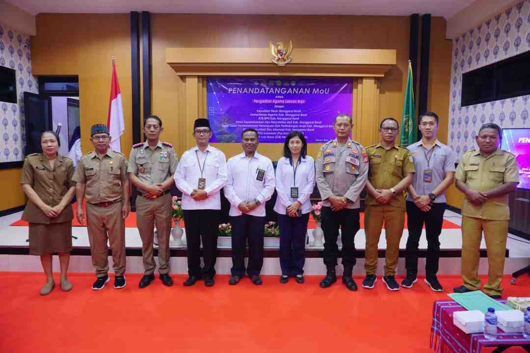 PA Labuan Bajo Teken MoU Pelayanan Masyarakat Pencari Keadilan dengan Instansi Terkait