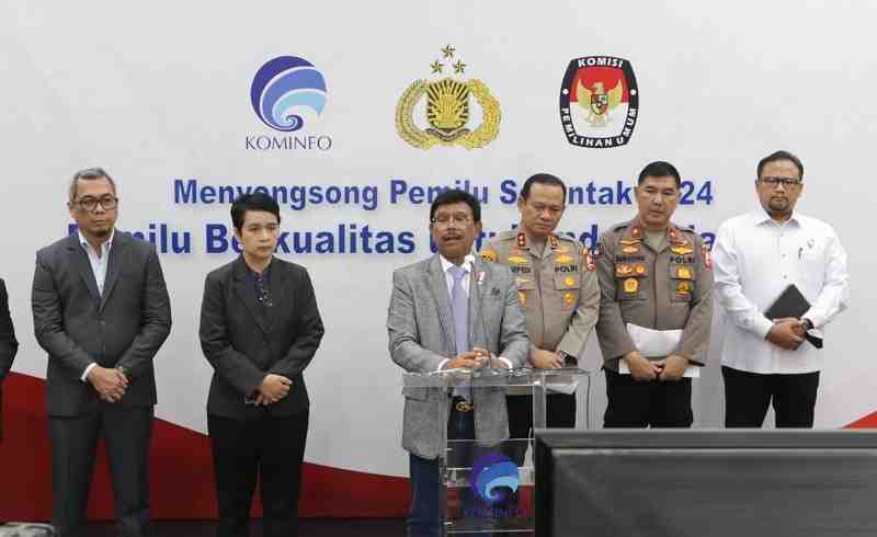 [SIARAN PERS] Jaga Ruang Publik Jelang Pemilu, Kemkominfo Berantas Hoaks Politik 