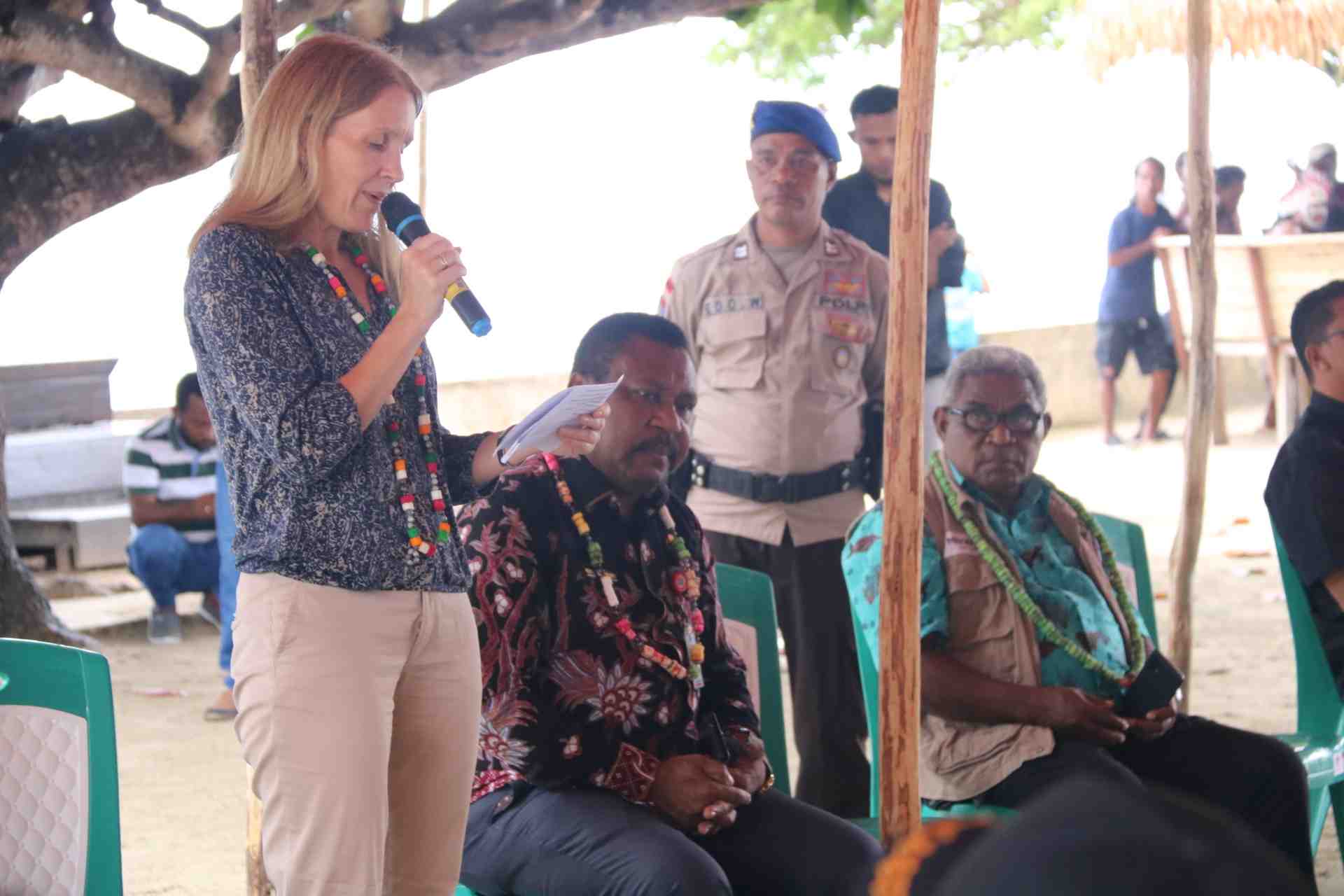 Dubes Norwegia Kunjungi Kampung Arefi di Raja Ampat