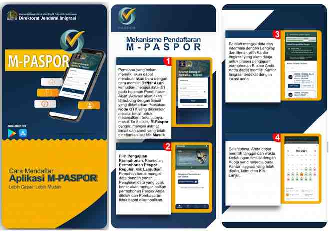 Imigrasi Imbau Warga Gunakan Aplikasi M-Paspor