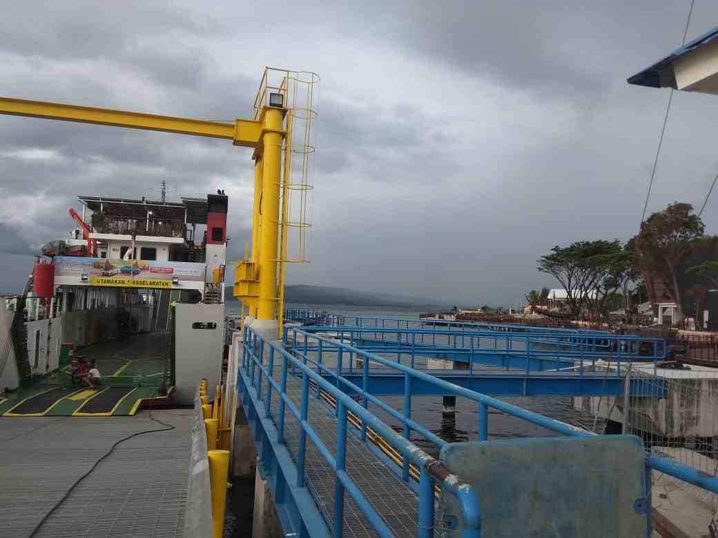 KMP Kaldera Toba Kembali Layani Penyeberangan Danau Toba  Balige - Onanrunggu
