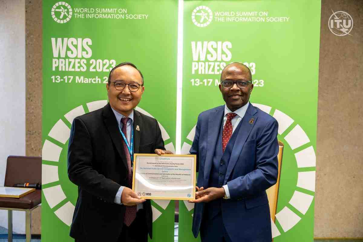 [SIARAN PERS] Indonesia Bawa Pulang Piala Penghargaan WSIS 2020 untuk GNLD Siberkreasi
