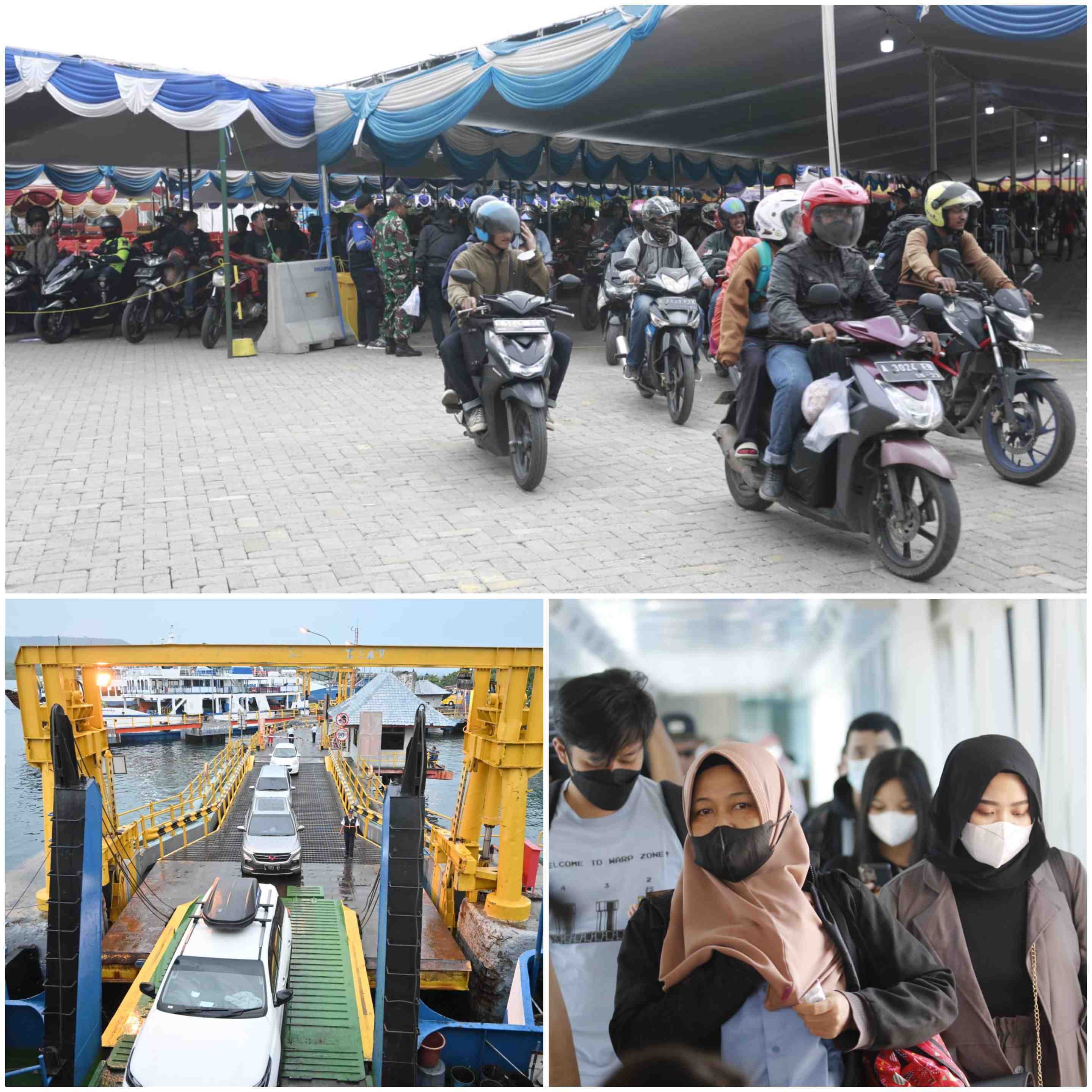 Arus Mudik 2023 di Merak dan Ciwandan Ramai Mengalir