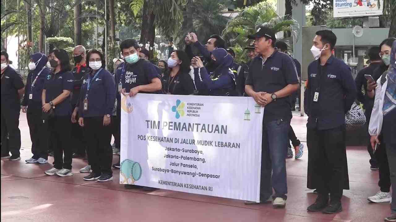 Kemenkes Lepas Tim Pemantauan Posko Kesehatan Mudik 2023