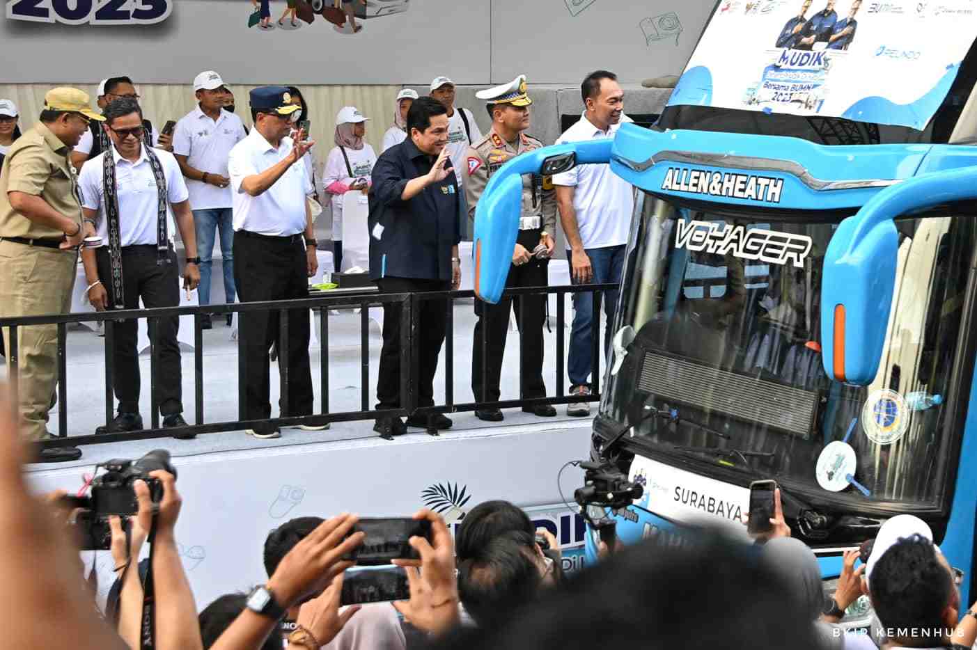 Menhub Lepas Keberangkatan Ratusan Ribu Peserta Mudik Gratis Gabungan