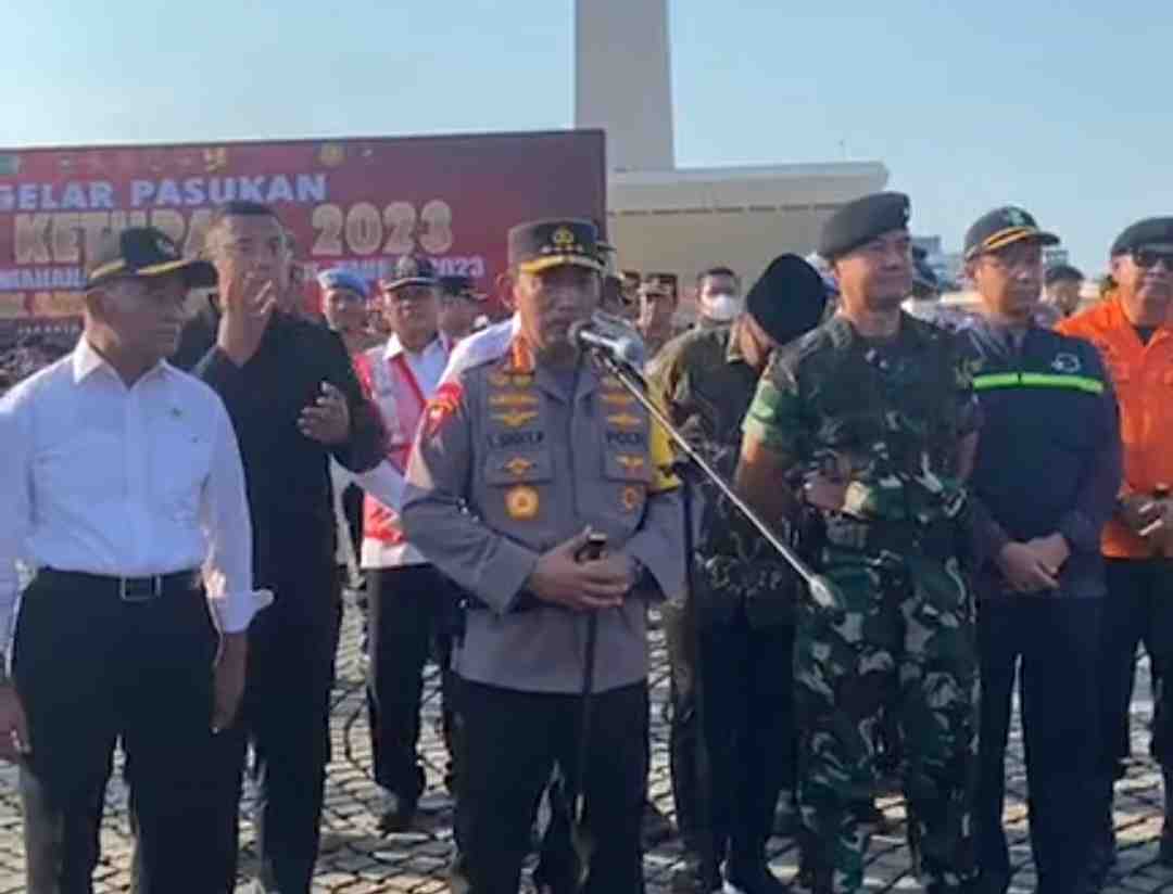 Kapolri Pimpin Apel Gelar Pasukan Operasi Ketupat 2023 