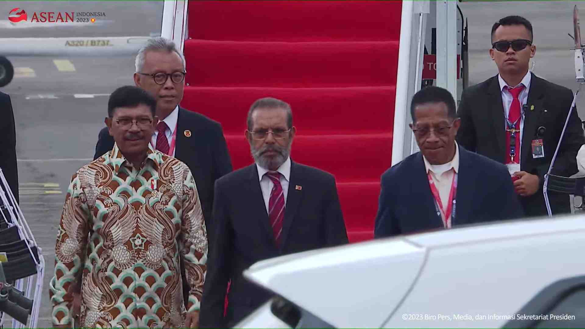 [SIARAN PERS] Menkominfo Sambut Kedatangan PM Timor Leste