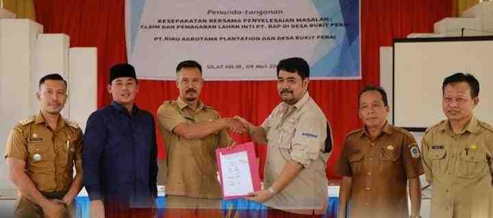 Wabup Kapuas Hulu Hadiri Penandatanganan Kesepakatan PT RAP